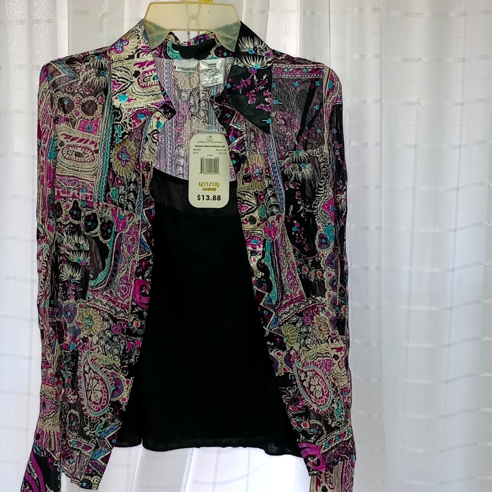 COPY - Cute Nwt boho 2 pc. Top and cami set